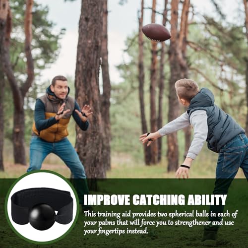 Shappy 12 Pcs Football Catching Trainer Rugby Football Catching Receiver Jug Machine Tackling for Athletes Youth Practice Stuff Machine Launcher Accessories Gifts for Beginner Fingertip