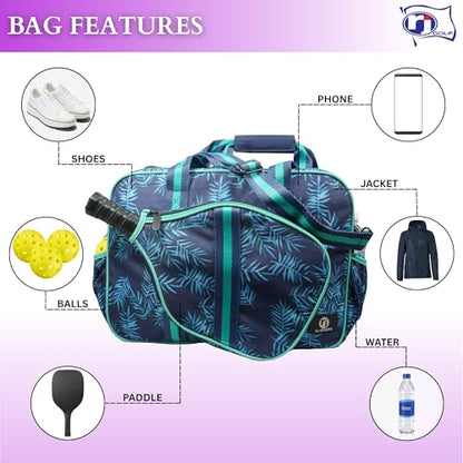 RJ Sports Volley Women's Pickleball Tote Bag - Palm Coast