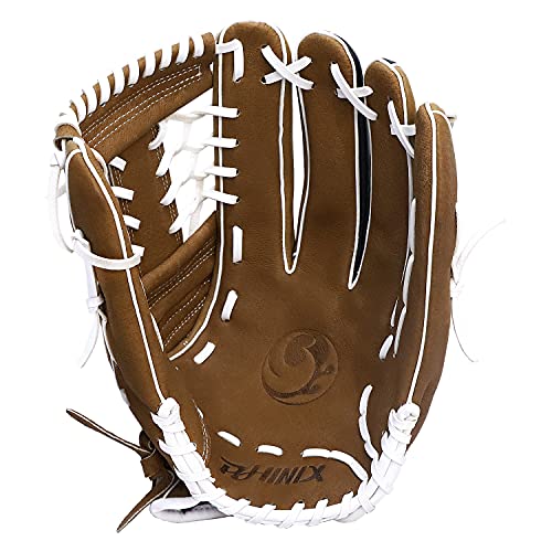 PHINIX Softball Gloves Brown & Black 12.5"-14"