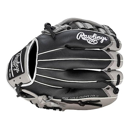 Rawlings Gamer XLE Speed Shell Series Baseball Infield | Catcher | Utility Glove | Mitt | Travel | Youth | 11.5” | 12.25” | 32.5” | Black | Grey | Right | Left - size: 12.25"
