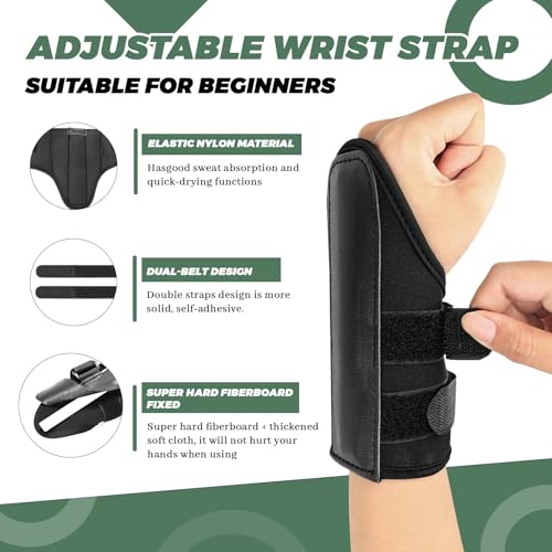 LELE LIFE 2 Pack Golf Swing Training Aid, Golf Wrist Brace Band, Efficient Golf Swing Trainer for Swing Correction, Gesture Alignment Practice Tool for Golf Beginners