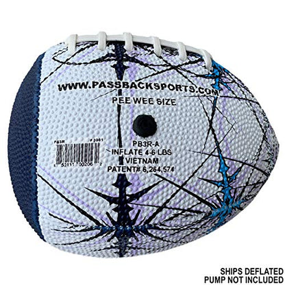 Passback Peewee Rubber Football, Ages 4-8, Elementary Training, Original, Warranty, Ships Deflated