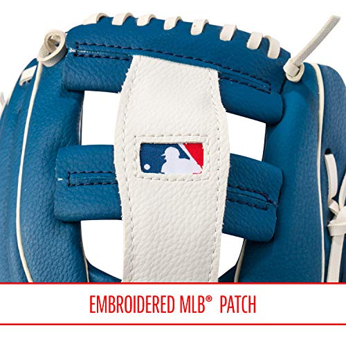 Franklin Sports MLB Youth Teeball Glove and Ball Set - Kids Baseball and Teeball - Perfect First Kids Glove - 9.5"