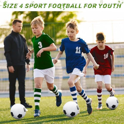 Jenaai Autograph Soccer Ball Bulk Blank Signature Soccer Ball for Signing Gift for Practice Training Championship Party Trophy Coaching Gift Youth League Game