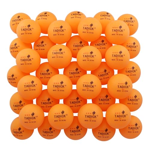140 Pack Practice Ping Pong Balls, 3-Star Training Table Tennis Balls, Bulk Pong Balls - color: orange