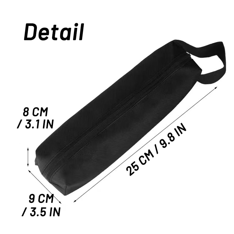 2 Pack Pickleball Ball Holder - Portable Pickle Ball Storage Carrying Bag - Paddle Bag Sport Gear Travel Accessory Pouch Holds 5 Pcs Regular Pickleball Ball