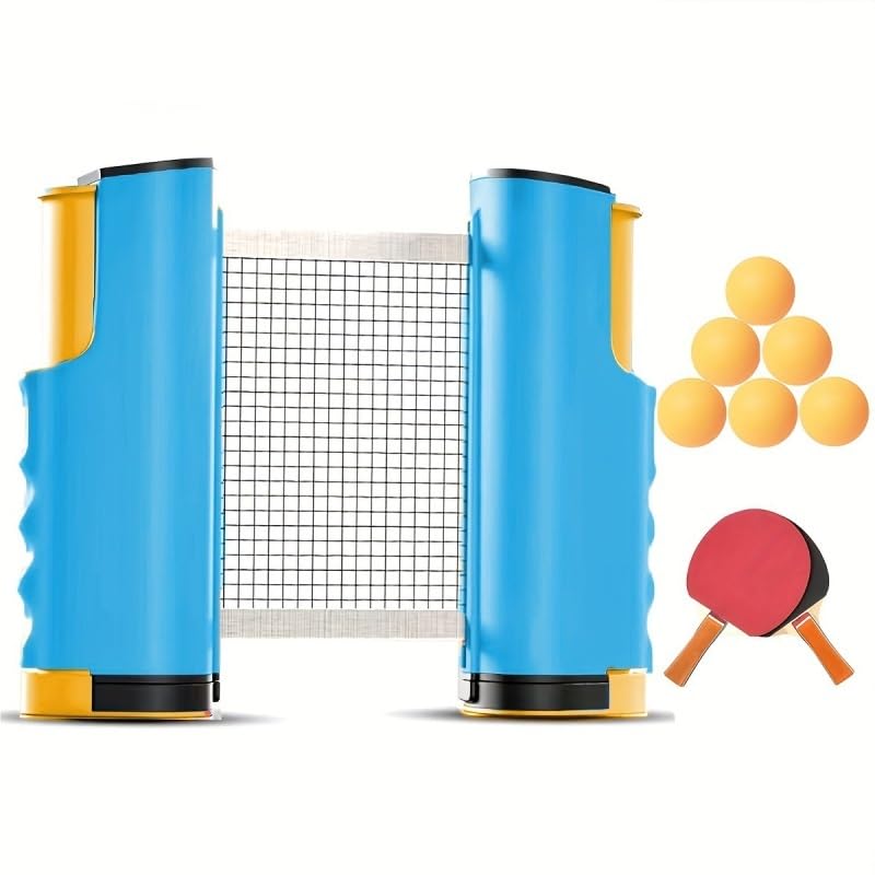 Portable Table Tennis Net Racket Set for Convenience