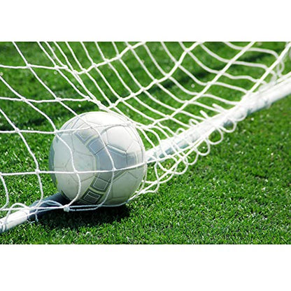Soccer Goal Net, Sports Twisted Net Post Netting Portable Football Replacement Field Equipment Foldable Polyethylene Rope for Backyard Daily Practice Match Training Shooting Aid with Carry Bag - size: 24X8FT