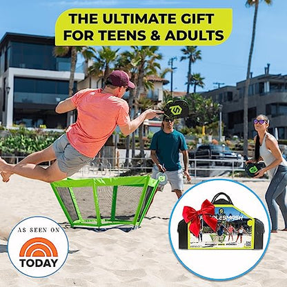 PaddleSmash - Pickleball Yard Game As Seen on Shark Tank - Beach, Backyard, Tailgate & Lawn, Outdoor Activities for Adults and Family - Easy Assembly