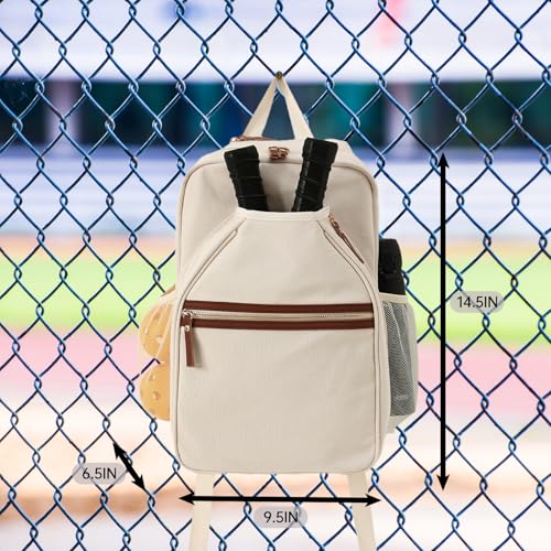 DYSHAYEN Pickleball Backpack, Pickleball Bags for Women, Pickle Ball Paddle Bag Fits 2 Paddles, Pickleball Gifts for Women