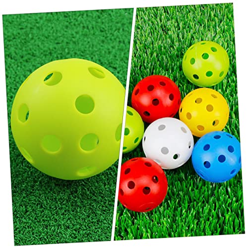 Yardwe Golf Ball Indoor Practice Balls Golfing Hollow-Out Balls Golfing Practice Tools Balls for Golfing - color: Green