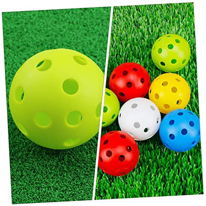 Yardwe Golf Ball Indoor Practice Balls Golfing Hollow-Out Balls Golfing Practice Tools Balls for Golfing - color: Green