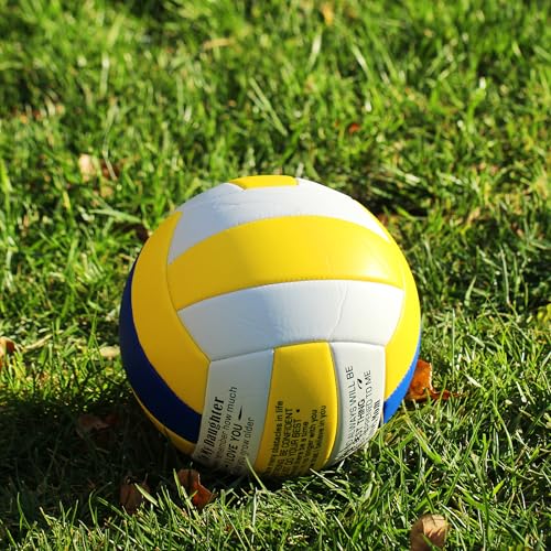 Motivational Volleyball Gift for Daughters - Inspiring Words Indoor Outdoor Recreation Sports Balls for Young Athletes from Mom or Dad