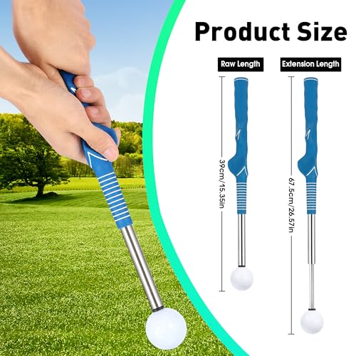 Retractable Golf Swing Trainer-Portable Indoor/Outdoor Swing Plane Aid for Muscle Memory,Tempo & Anti-Slice Training,Adjustable Golf Practice Tool for All Skill Levels.