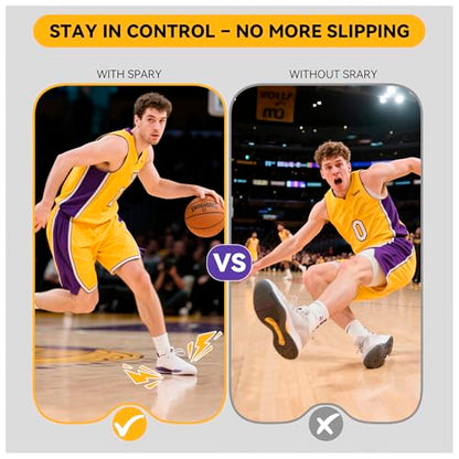 Basketball Shoe Grip Spray - Basketball Accessories, Anti SlipTraction Spray for Shoe Bottom With Sneaker Wipes
