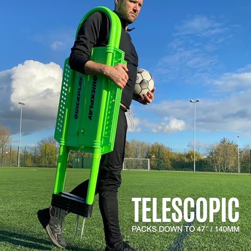 QUICKPLAY Adjustable Height Replay Defender Portable Modular Soccer Rebounder (Replay Defender)