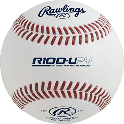 Rawlings | Ultimate Practice Baseballs | Youth/High School/College | Added Lifespan + Weather Resistant | Dozen & Bucket Options - color: White - Youth/Bucket of 30, size: Bucket of 30
