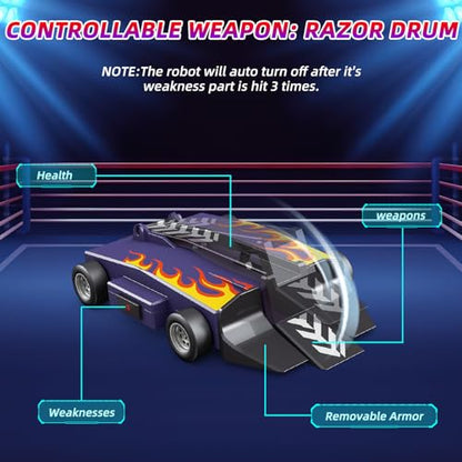 Remote Control Battle Robots, RC Fighting Robots Toys for Kids - 2.4Ghz Fighting Robot Game Set Toys for Kids, Battle Bots with Arena, Combat Robot STEM Toys Gifts for Boys Age 5 & Up