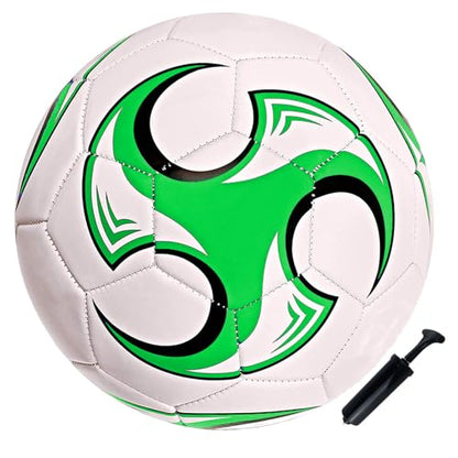 Soccer Ball Size 3,4,5 with Pump Needle Anti-Explosion Design Indoor Outdoor Suitable for Kids School Training Practice or Boys Girls Toddlers Gift