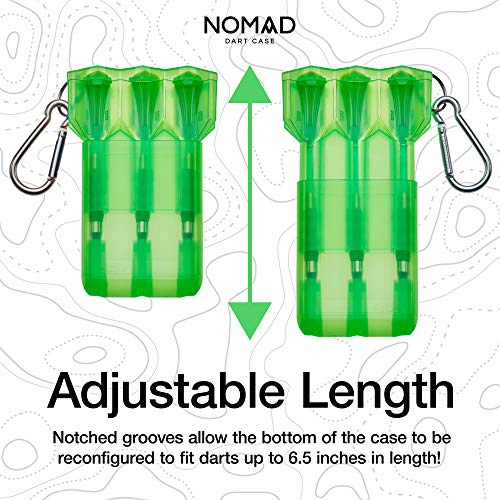 Casemaster by GLD Products Nomad Adjustable Dart Case - color: Neon Green