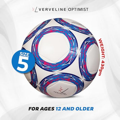 Football Ball Size 5 Soccer Ball – Training Ball Football Balls for Intense Play and Practice Indoor and Outdoor TPU Practice Soccer Ball from