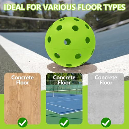 6 Pack Sports Outdoor Pickleballs - 40 Pickleball Balls - USA Pickleball Balls (USAPA) Approved - Official US Open Ball - color: Green, style: 36 - Pack