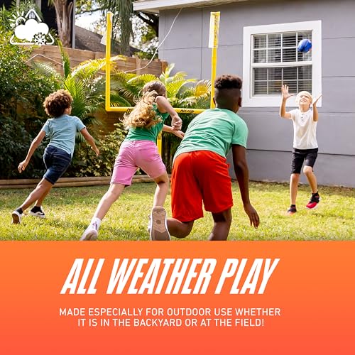Franklin Sports Authentic Steel Football Goal Post 8.5' x 5.5' - Post for Kids - Football Goal Post Set - Kicking Field Goals - Youth Football Set - Portable Football Goal Post - style: Nerf Goal Post Set