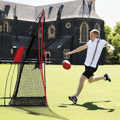 Kapler Football Kicking Net - 7X4FT Portable Football Throwing Net with Target Zone Attachment - Field Goal Kicking Cage Practice for Backyard Skill Improvement for Youth and Adults