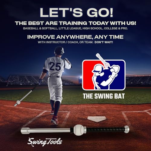 The Swing Bat: The Ultimate Hitting Tool for Baseball & Softball Players. Master Swing Mechanics, Timing, and Bat Control. See it. Hear it. Feel it—with Every Swing!