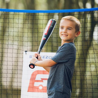 SweetSpot Plastic Bat and Ball Combo Set | Backyard Baseball Set for Youth, Kids, Teens, and Adults - size: 26 in.