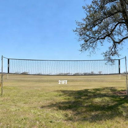 Luwint 21ft Volleyball Net for Backyard, Replacement Net for Volleyball, Pickleball, Badminton