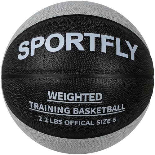 Basketball Weighted 1kg Auxiliary Heavy 2.2lbs Size 6 for Indoor and Outdoor Training, Training Heavy Basketball for Improving Dribbling, Passing Skills and Ball Control