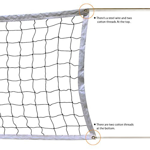 Outdoor Volleyball Net - 32x3 Feet Portable for Backyard & Pool