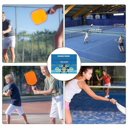Pickleball Dink Pad - 120x90cm Rubber Rebounder Poster, Durable Wall Training Aid, Practice Pad for Indoor Outdoor | Pickleball Trainer for Improving Dinks Shot Skill Development Game