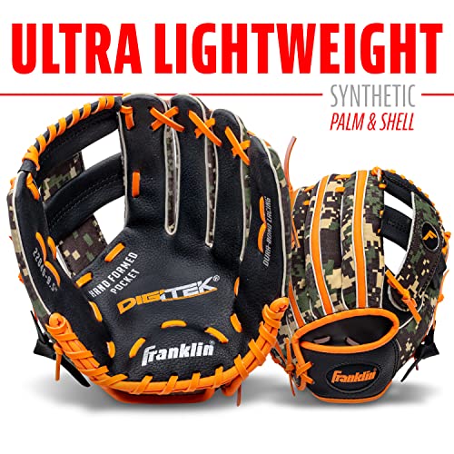 Franklin Sports Kids Baseball Gloves - RTP Youth Teeball Glove + Ball Set - Boys + Girls Teeball Mitt - 9.5" - color: Orange
