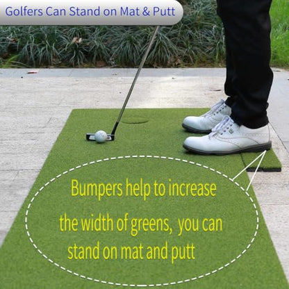 Putting Green Outdoor for Golf Practice Putting Matt for Indoors - style: 2'X9'