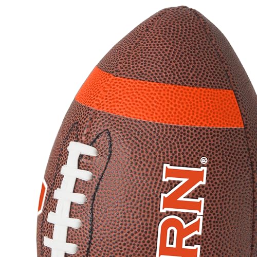 Logo Brands NCAA Mens Team Stripe Official Size Composite Football
