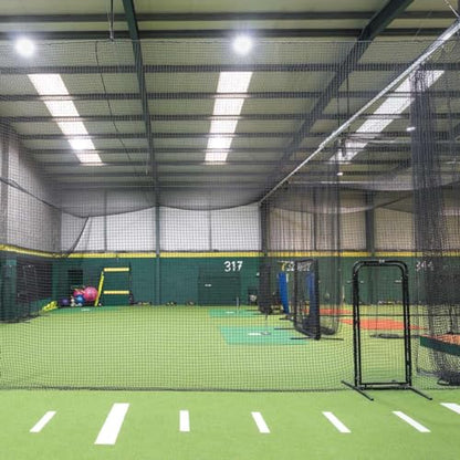 Premium Fully Edged Baseball Netting Panels | Heavy Duty #42 Grade & UV Stabilized - Overlocked Edging for Guaranteed Durability [Available in 21 Sizes] - size: 12ft x 12ft