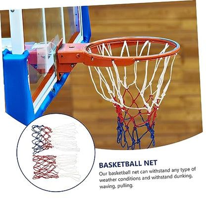 KESYOO Professional Basketball Net Replacement Heavy Duty Thick Polyester Mesh for Standard Hoops All-Weather Basketball Nets for Indoor and Outdoor Use