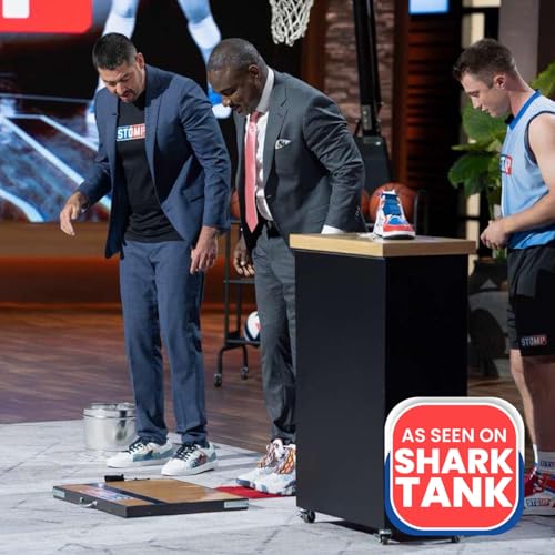 STOMP Athletics: Reusable Mini Traction Mat (As Seen on Shark Tank) for Volleyball & Basketball Shoes - Alternative for Basketball Sticky Mats - Non-Slip Shoe Cleaning Pad - 11"x15" - color: Black