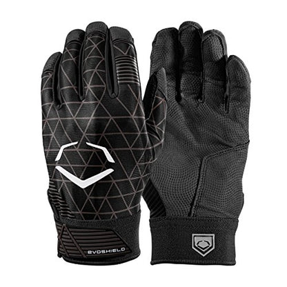 Evoshield EvoCharge Protective Batting Gloves - color: black, size: Medium, style: Youth