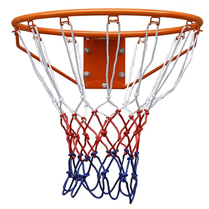 Basketball Folding Hoop, Indoor/Outdoor Hanging Basketball Net, All-Weather Net, Wall Hanging 18"
