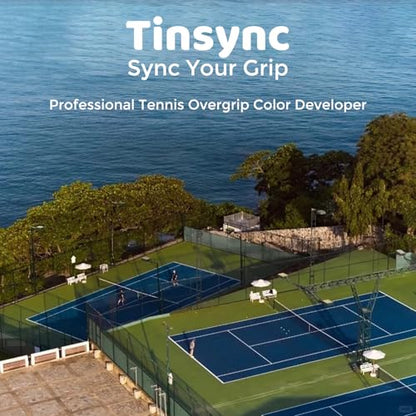 Tennis Racket Grip Tape, Precut Soft Tennis Grip Tape, Anti Slip and Dry Feel Tennis Racquet Overgrip Wrap for Replacement