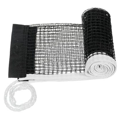 1PCS Table Tennis Net Replacement, Black PingPong Net Nylon Pingpong Net for Indoor Outdoor School Gym (70.8" x 5.9")