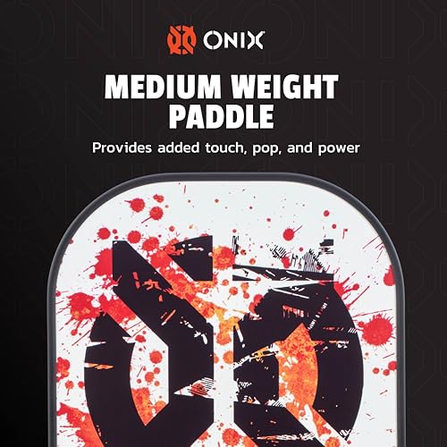 Onix Pickleball Paddle Set with 2 Composite Paddles and 4 Balls — Durable Construction, Stylish Graphics, 90-Day Limited Warranty