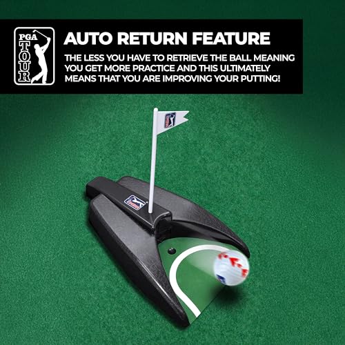 PGA Tour Pure Putt - Auto Putt Returner with Guideball