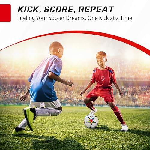 Biggz High Tech Mould Starz Soccer Ball Size 5 with Hand Pump
