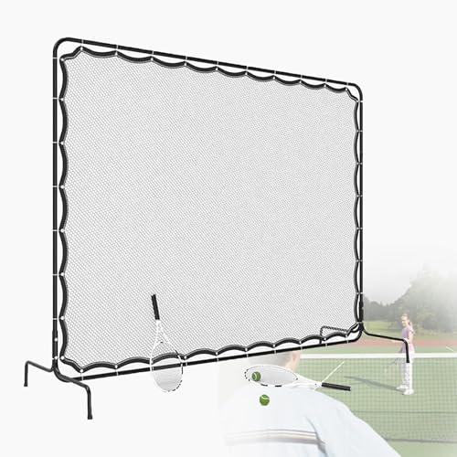 Rebound Practice Wall - Tennis Rebounder Net for Training Racquet Sports Ball Pickleball, Perfect Tennis Backboard Net for Tennis Court Backyard Outdoor Training