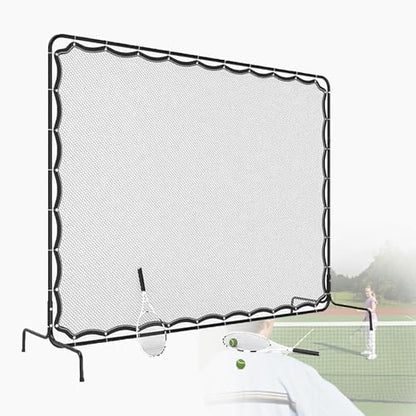 Rebound Practice Wall - Tennis Rebounder Net for Training Racquet Sports Ball Pickleball, Perfect Tennis Backboard Net for Tennis Court Backyard Outdoor Training