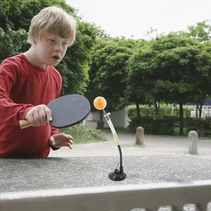 Genérico Table Tennis Robot - Bounce Clip | Pong Trainer for Solo Practice, Skill Improvement, Training & Speed, Home or Club Use, Kids & Adults, Sports